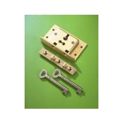 No.48 2 Lever Brass Box Lock