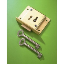 No.41 2 Lever Brass Till /...