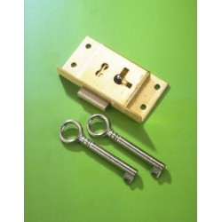 No.22c 2 Lever Brass Cut...